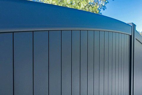 Portail bombé en aluminium Tremen Kostum