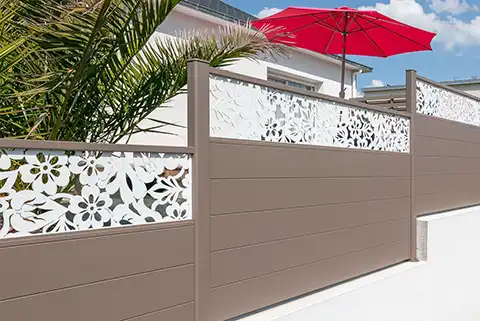 Cloture décor aluminium Lizenn Kostum