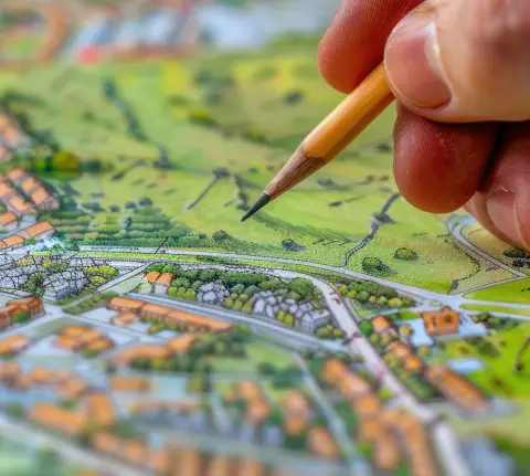 carte de croquis géographique