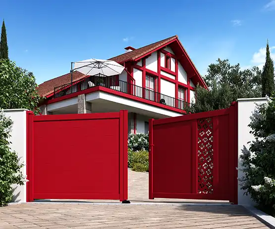 portail battant decor aluminium eloane kostum