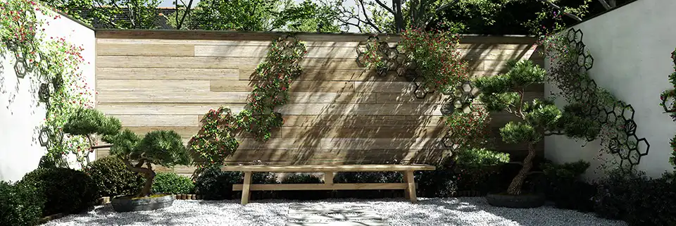 jardin japonais treillis vegetalisable aluminium apis kostum