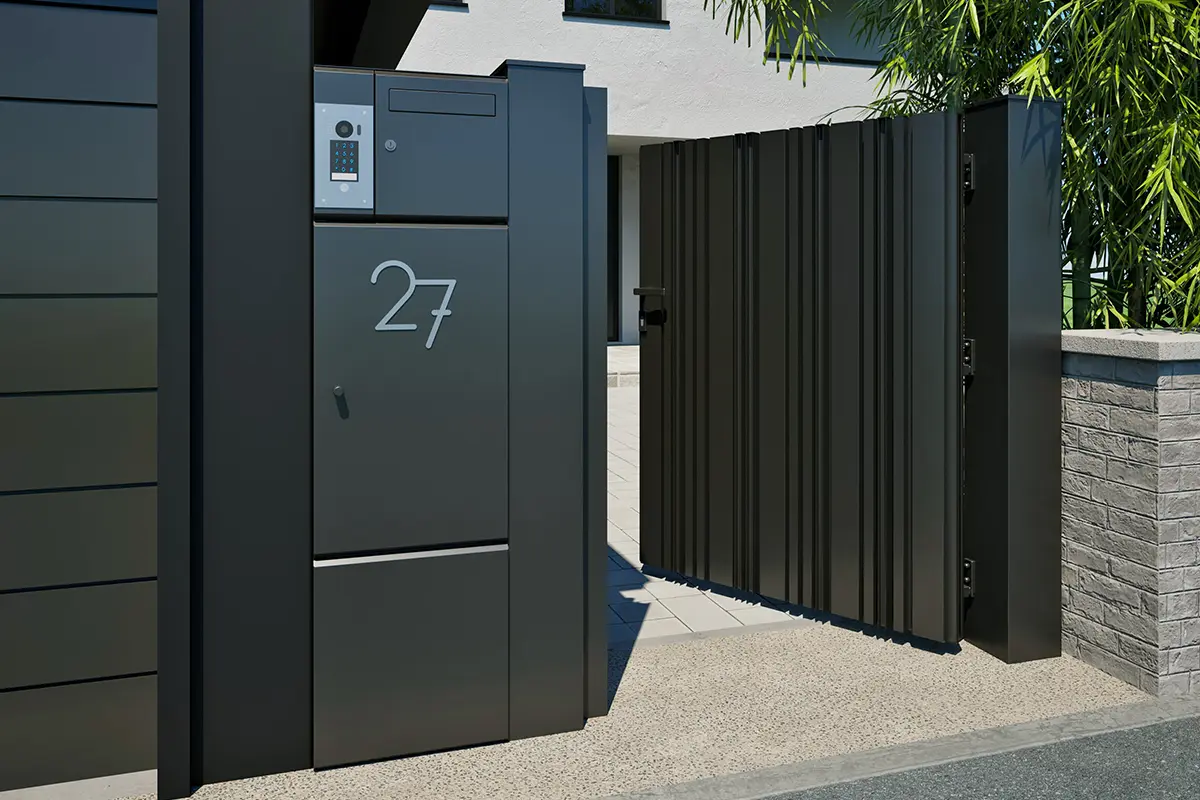 Connected parcel box