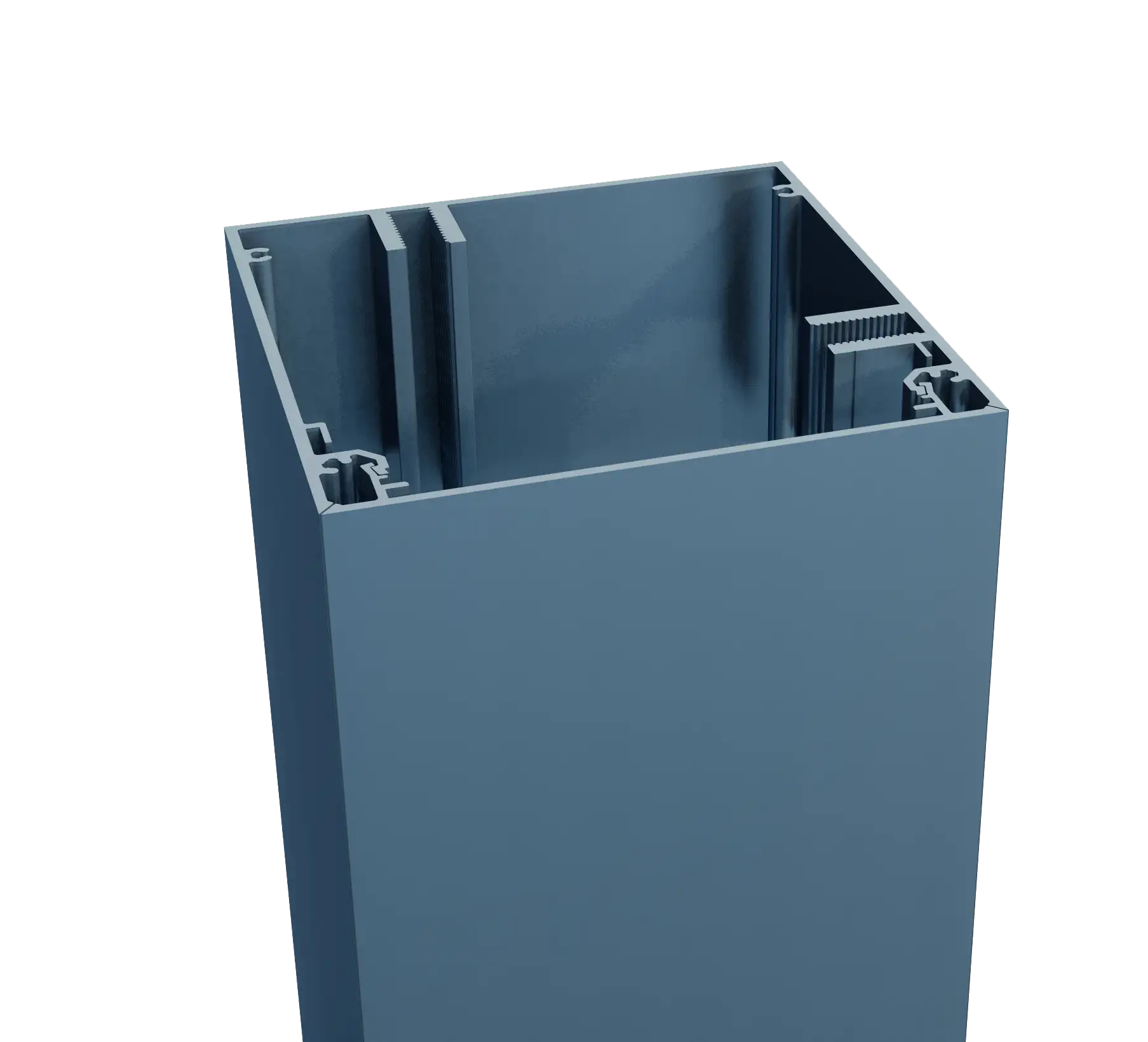 Screen mechanism integrated into the structure