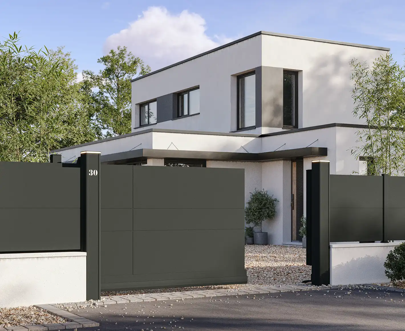 Motorization for sliding gate