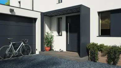 Customisable Toenn aluminium porch