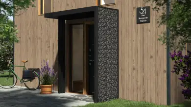 Customisable Toenn aluminium porch