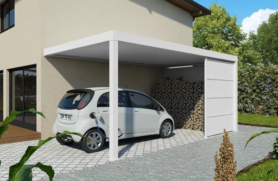 A carport to store your equipment