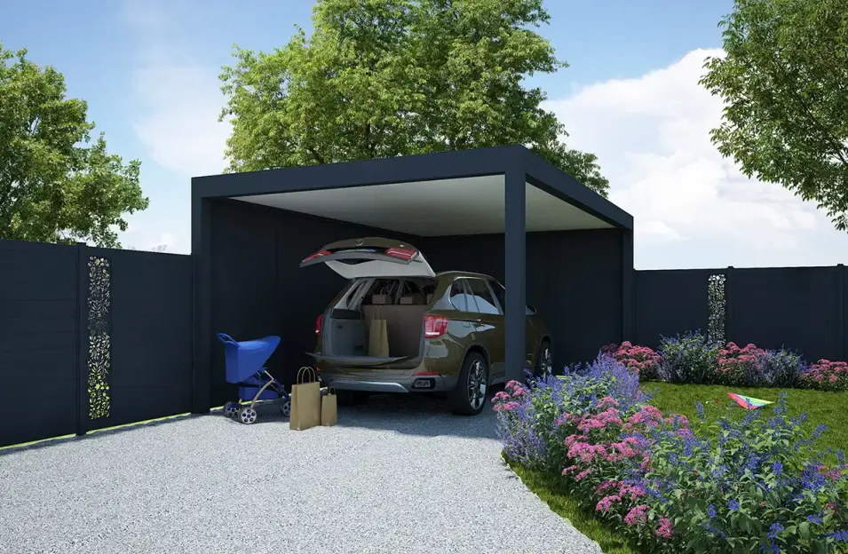 2 in 1, the fence carport