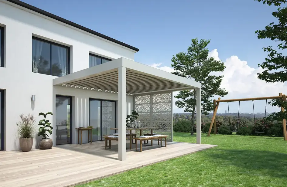 attached Lily pergola