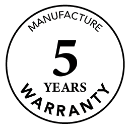 Wood 5 years warranty